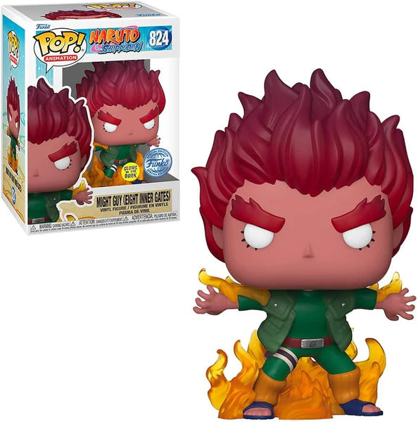 Funko Pop! Anime: Naruto: Funko POP! Shippuden - Might Guy (8 Gates) #824 exclusive