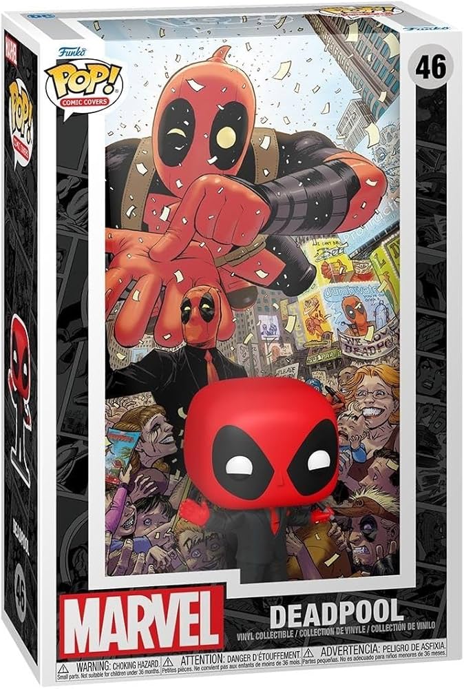 Marvel Pop! Comic Covers Deadpool (2025) #1 Deadpool in Black Suit #46