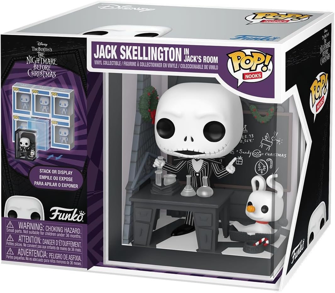Funko POP! Nooks: Nightmare Before Christmas - Jack Skellington's Room