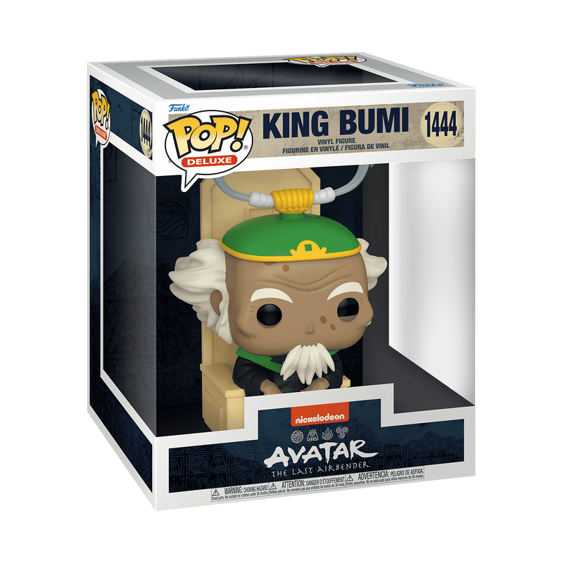 Avatar The Last Air Bender Nickelodeon Pop! Deluxe King Bumi on Throne #1444