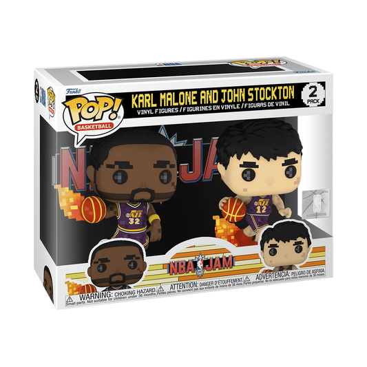NBA Jam Pop! 8-Bit Karl Malone & John Stockton 2-Pack