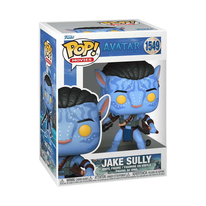 Funko Pop! Movies Avatar the way of the Water : Jake Sully #1549 battle pose