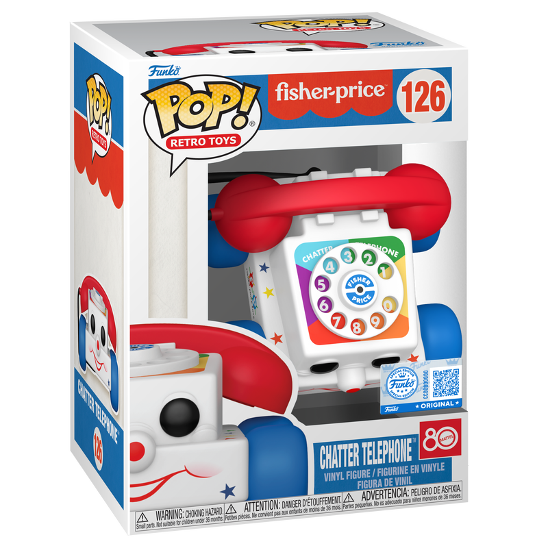 Fisher-Price Pop! Chatter Telephone #126 Ad Icons Funko Store Exclusive