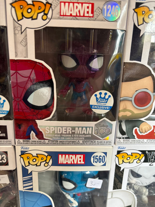 Marvel Pop! Spider-man #1246 Facet Funko store Exclusive