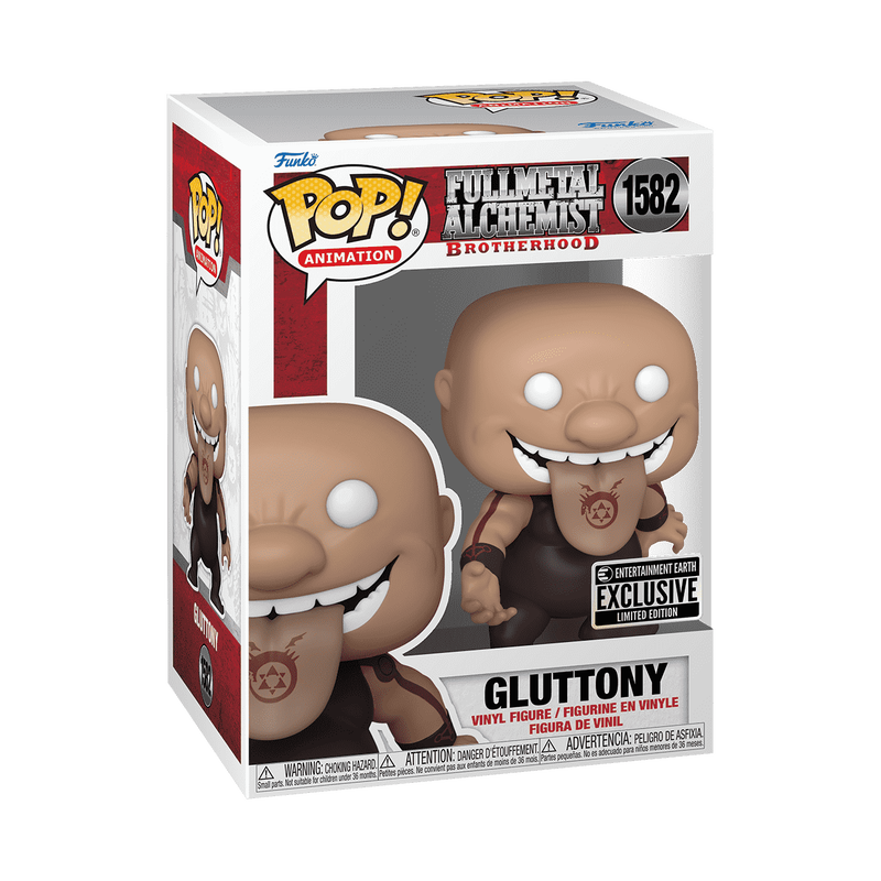 Fullmetal Alchemist Pop! Gluttony Entertainment Earth Exclusive #1582