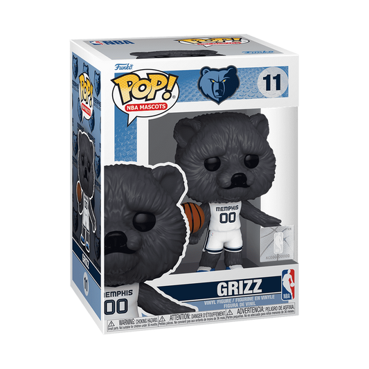 NBA Mascots Pop! Grizz the Bear Memphis Grizzlies