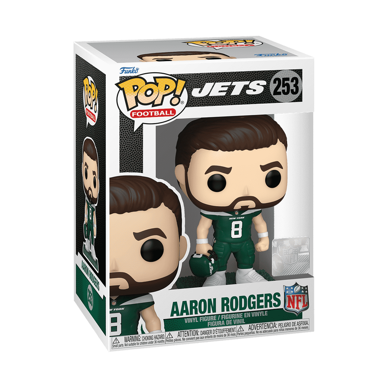 NFL Pop! Aaron Rodgers (Jets Home Uniform) #253