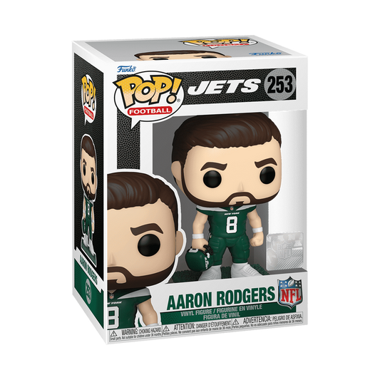 NFL Pop! Aaron Rodgers (Jets Home Uniform) #253