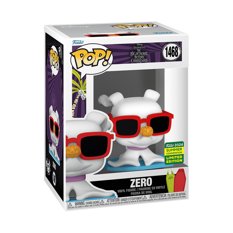 Disney Pop! Zero with Sunglasses Nightmare Before Xmas #1468 Exclusive