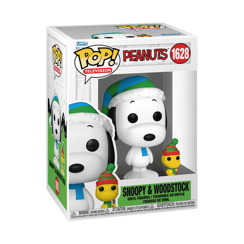 Peanuts Funko Pop! Peanuts Pop! & Buddy Snoopy & Woodstock #1628 christmas