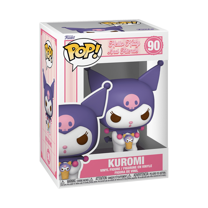 Hello Kitty and Friends : Sanrio : Kuromi with Ice Cream #90