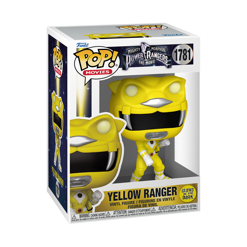 Funko Pop! TV: Mighty Morphin Power Rangers the movie : Yellow Ranger #1781 GID