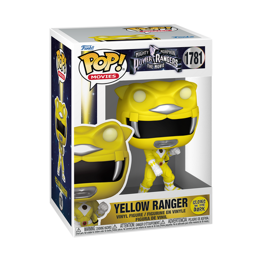 Funko Pop! TV: Mighty Morphin Power Rangers the movie : Yellow Ranger #1781 GID