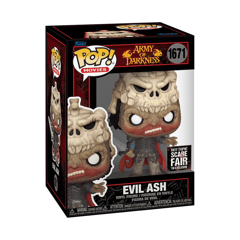 Army of Darkness Pop! Evil Ash Scare Fair hot topic exclusive 2024 #1671