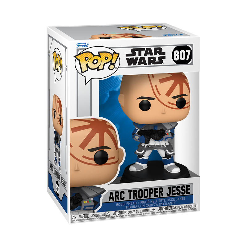 FUNKO POP! Movies: Star Wars Clone wars: Arc Trooper Jesse #807