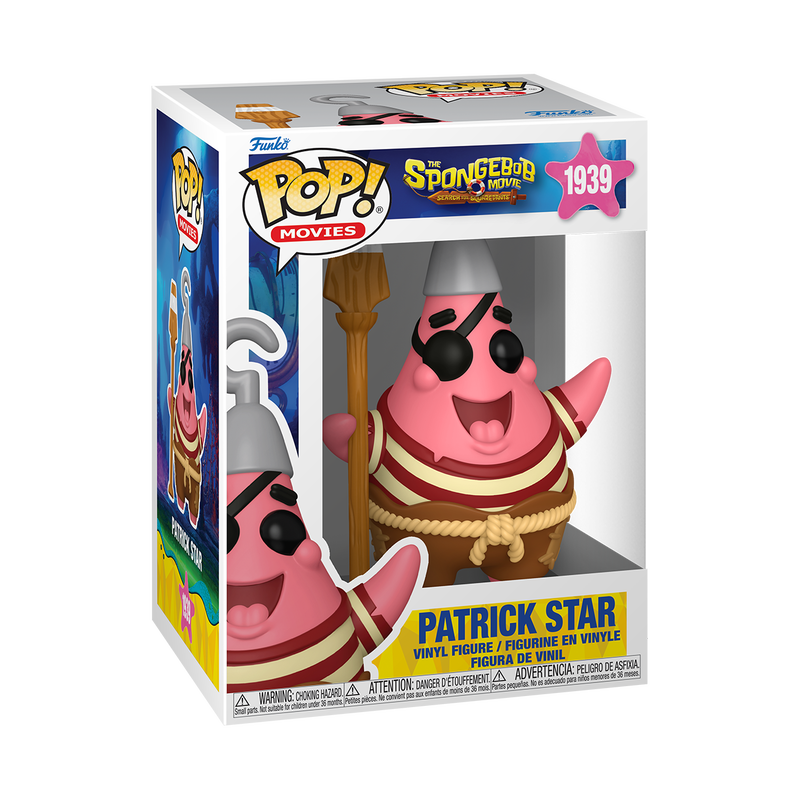 Funko Pop! Nickelodeon : Spongebob the movie : Patrick Star Pirate #1939