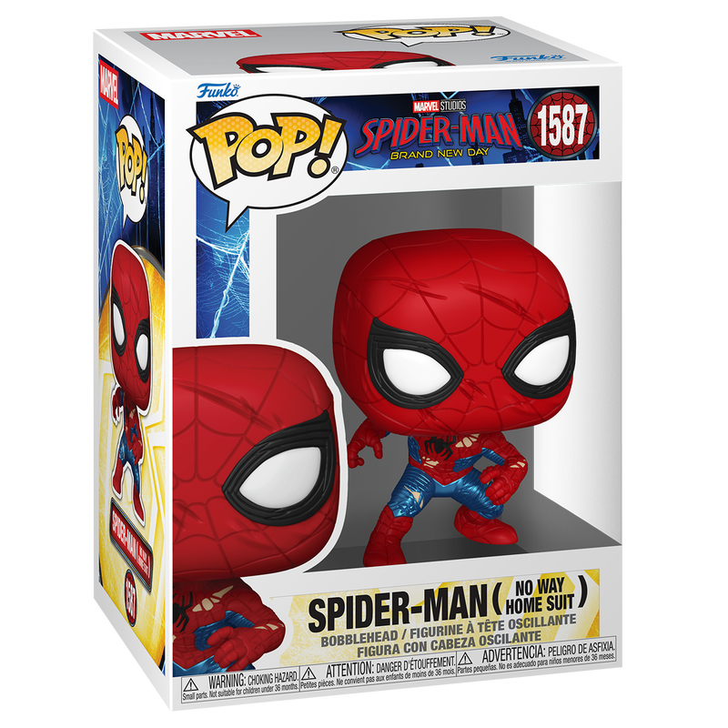 Funko Pop : Marvel : Spiderman Brand New Day : Spider-Man (No Way Home Suit) #1587