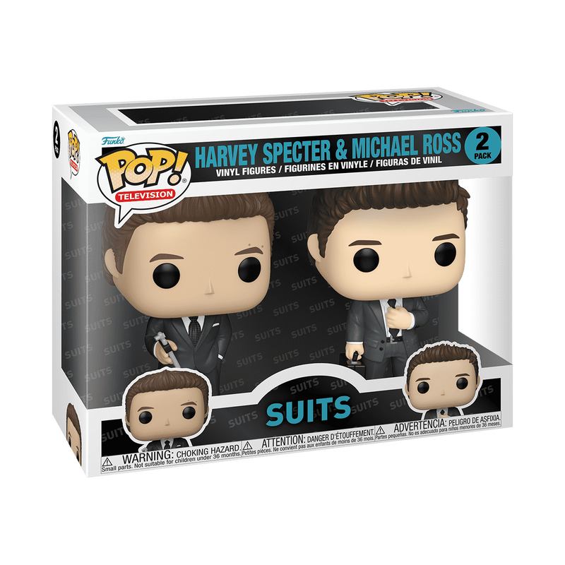 Funko TV Pop! Pop! Suits Pop! Harvey Specter & Michael Ross 2-Pack