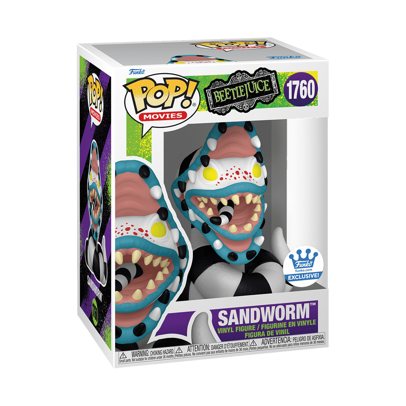 Beetlejuice Funko Pop! Sandworm #1760 Funko Store Exclusive
