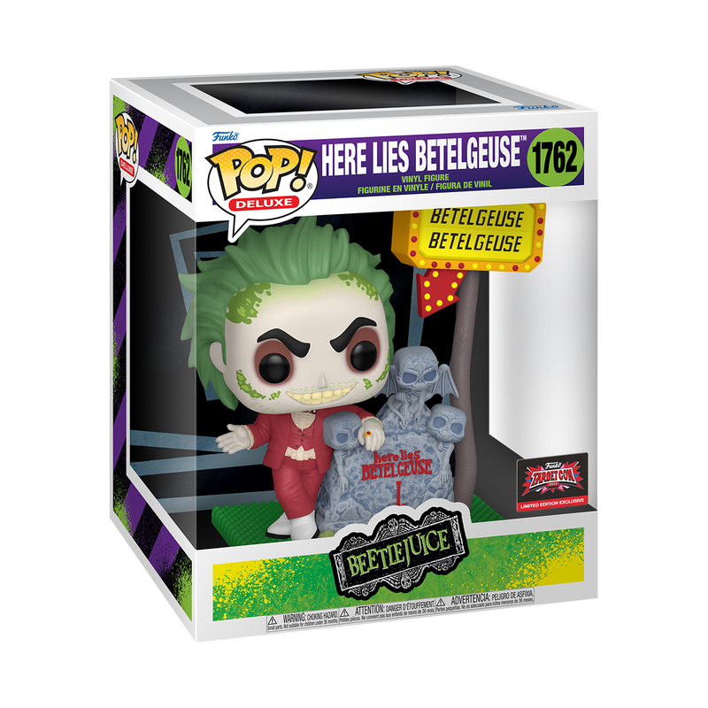 Beetlejuice Funko Pop! Beetlejuice Here lies Betelgeuse #1762 Target Con Exclusive