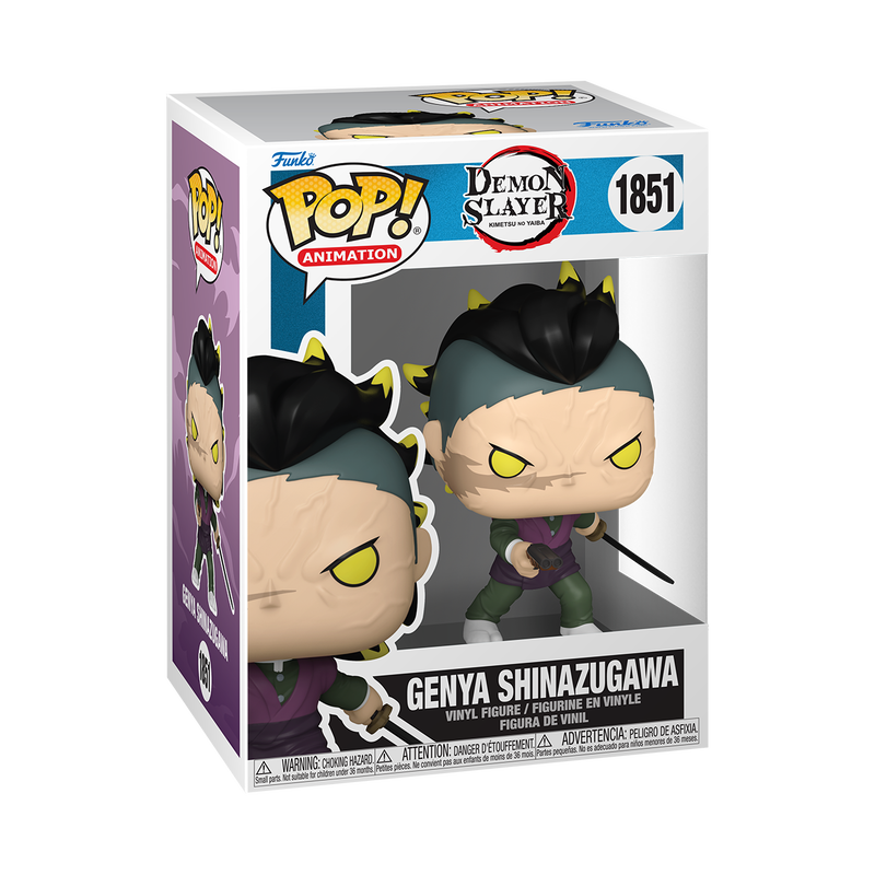 Funko Pop Anime : Demon slayer : Genya Shinazugawa #1851 Demon Form