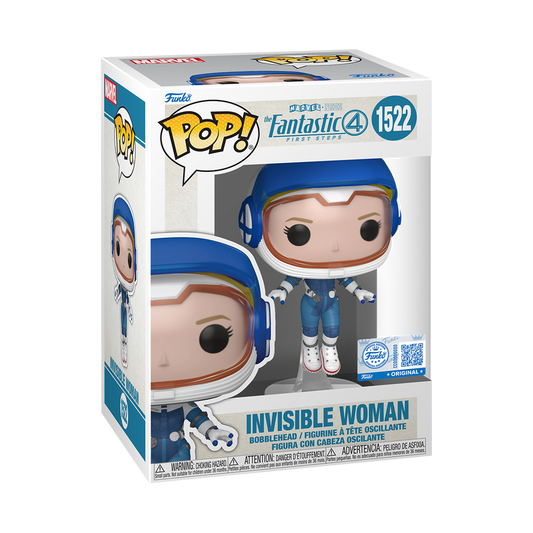 Funko Pop : Marvel : Fantastic Four First Steps : Invisible Woman #1522 Space Suit Exclusive