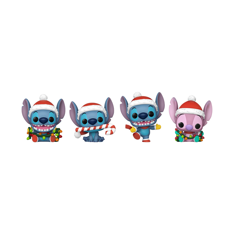 Funko Christmas Pop! Disney Pocket Pop! Holiday Lilo & Stitch 4-Pack