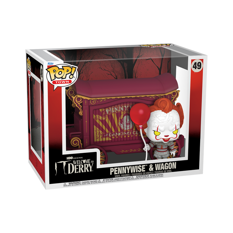 Funko Horror Pop! IT Pop! Town Pennywise & Wagon #49