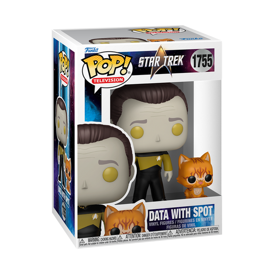 Star Trek Pop! & Buddy Data with Spot #1755