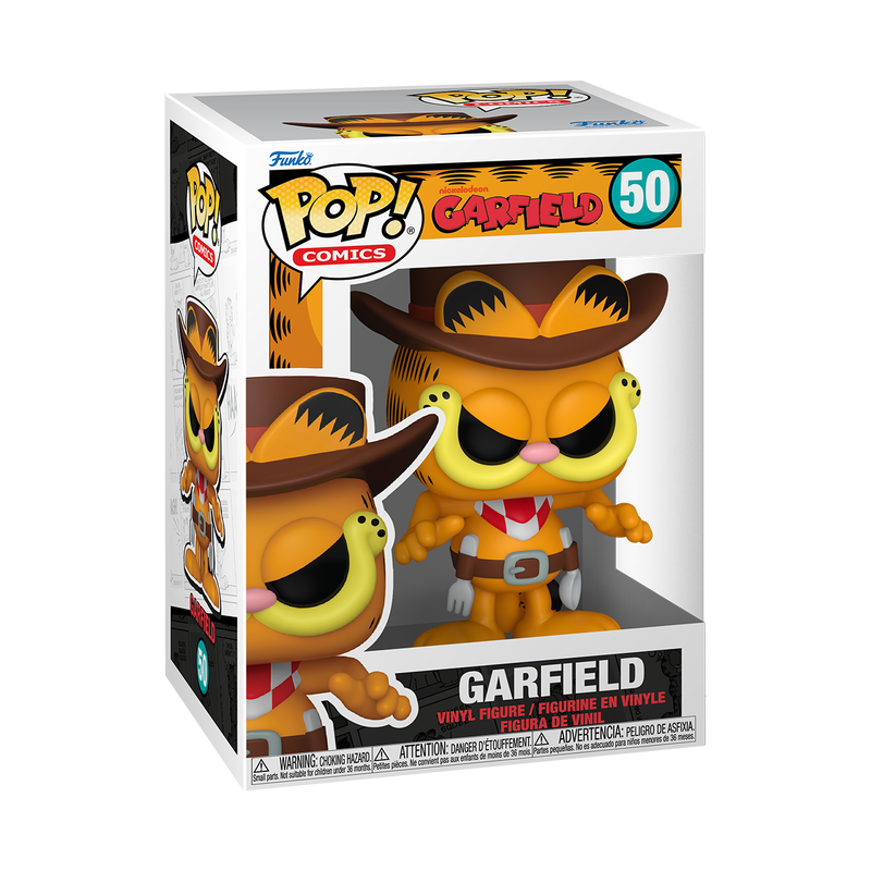Funko Pop! Nickelodeon Pop! Garfield (Cowboy) #50