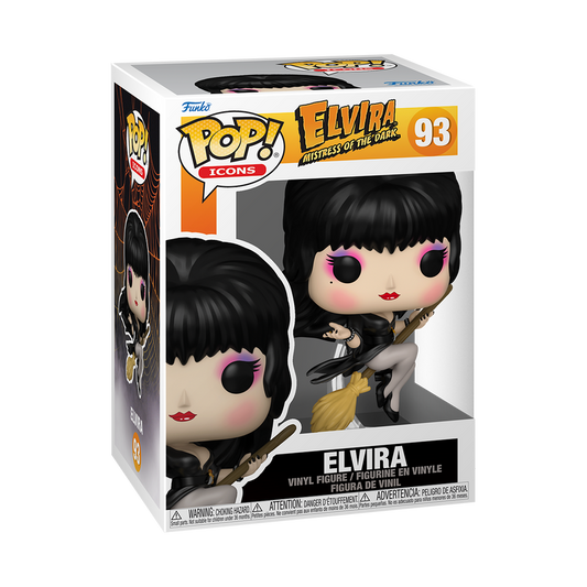 Funko Pop!  Elvira on Broom #93