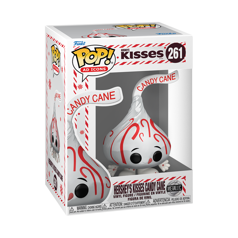 Ad Icons Funko Pop : Hershey's Kisses Candy Cane (Metallic) #261