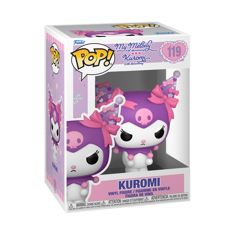 My melody Kuromi 20th Anniversary Sanrio Pop! Kuromi (Grumpy) #119