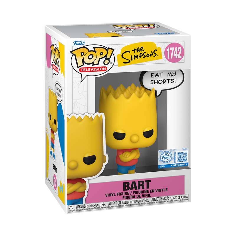 Funko Pop! The Simpsons - Bart Eat my Shorts #1742 Exclusive