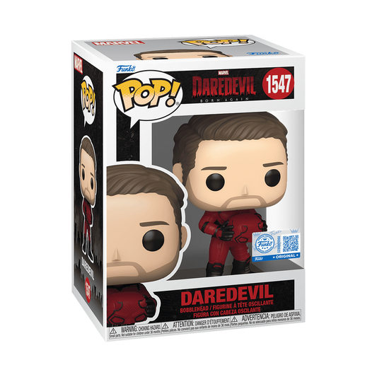 Funko Pop : Marvel Daredevil Born again : Daredevil #1547 Entertainment Earth Exclusive
