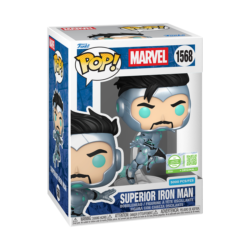 Marvel Pop! Superior Iron Man with Pop! Protector #1568