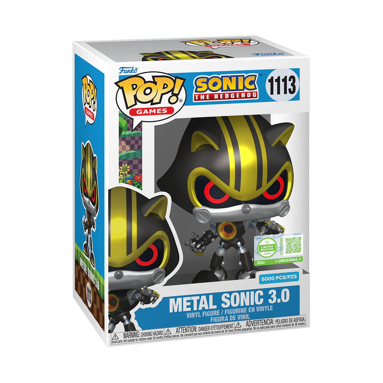 Funko Pop! Games: Sonic the Hedgehog: Metal Sonic 3.0 Funko Ultra Edition limited LE