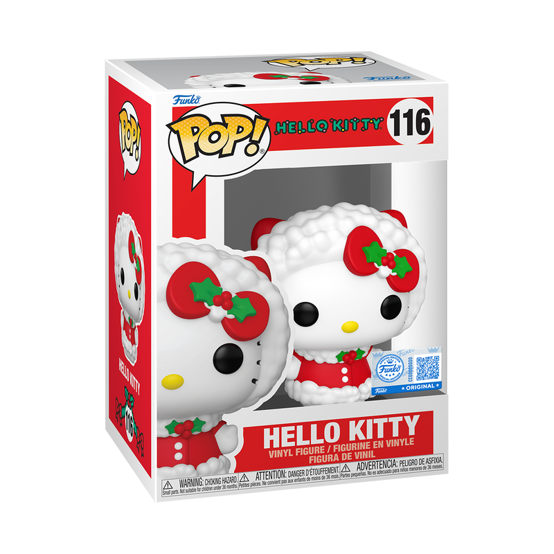 Sanrio Pop! Hello Kitty Christmas Outfit #116 Funko Store Exclusive