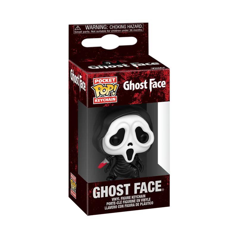 Funko Horror Pop! Scream Keychain : GhostFace with Knife