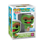 Sesame Street Pop! Oscar the Grouch (Flocked) #1793 Box Lunch Exclusive
