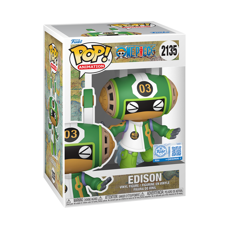 Anime One Piece Pop! Edison #2135 Amazon Exclusive
