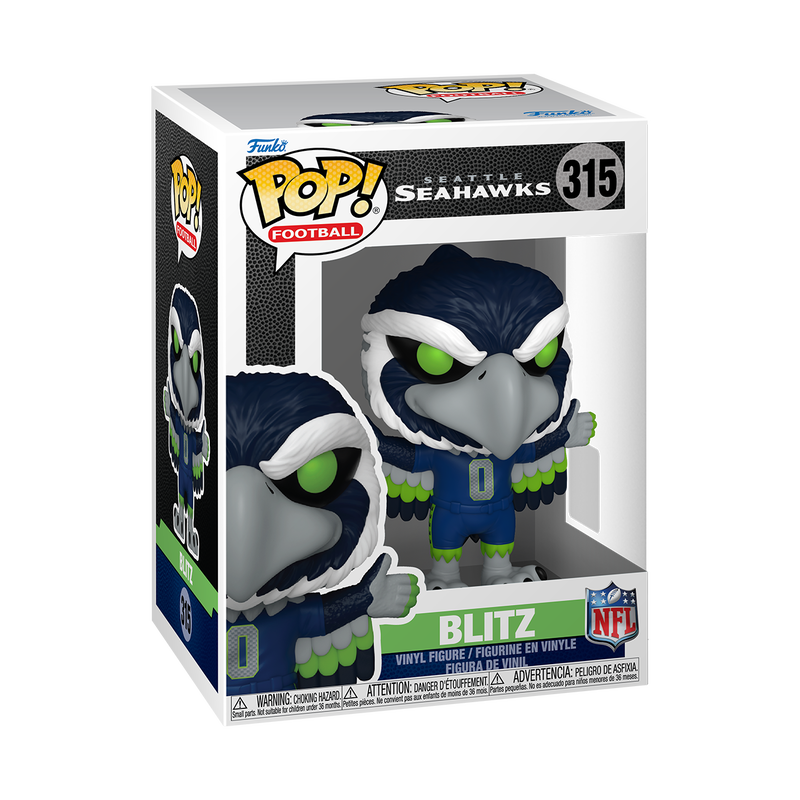 NFL Pop! Mascot : Blitz #315 Seattle Seahawks