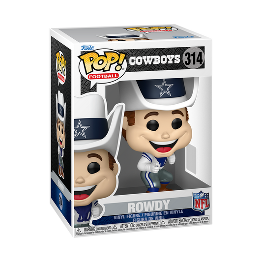NFL Pop!  Mascot :  Rowdy #314 Dallas Cowboys