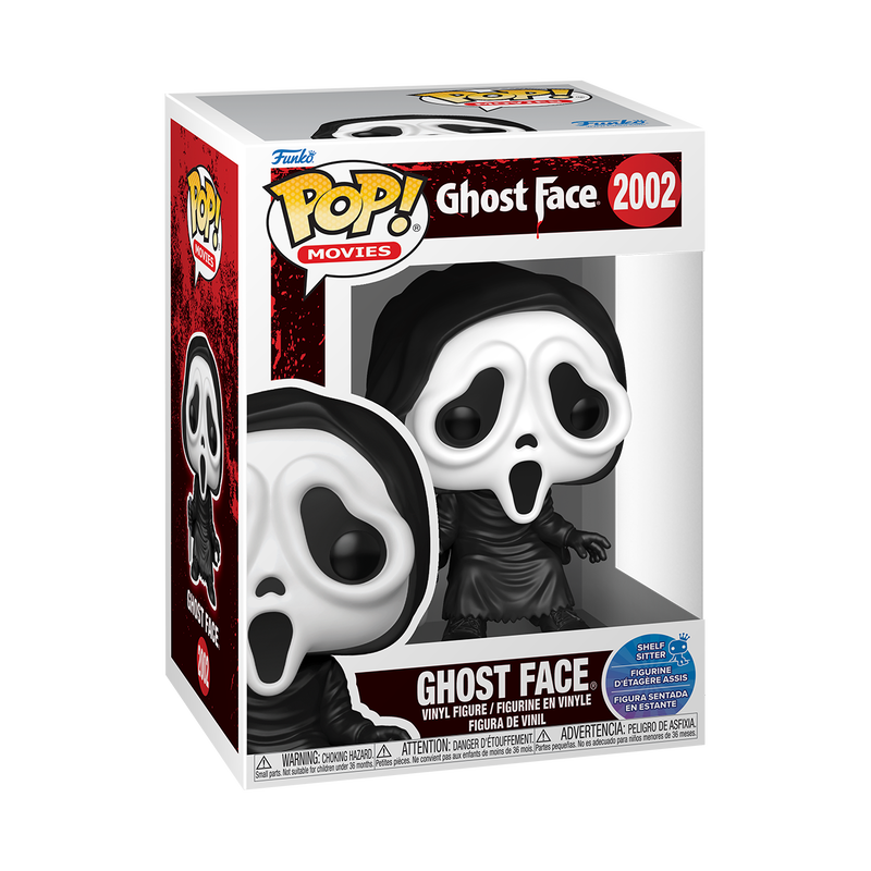 Horror Funko Pop: Scream : Ghostface #2002 Shelf Sitter Ghost Face