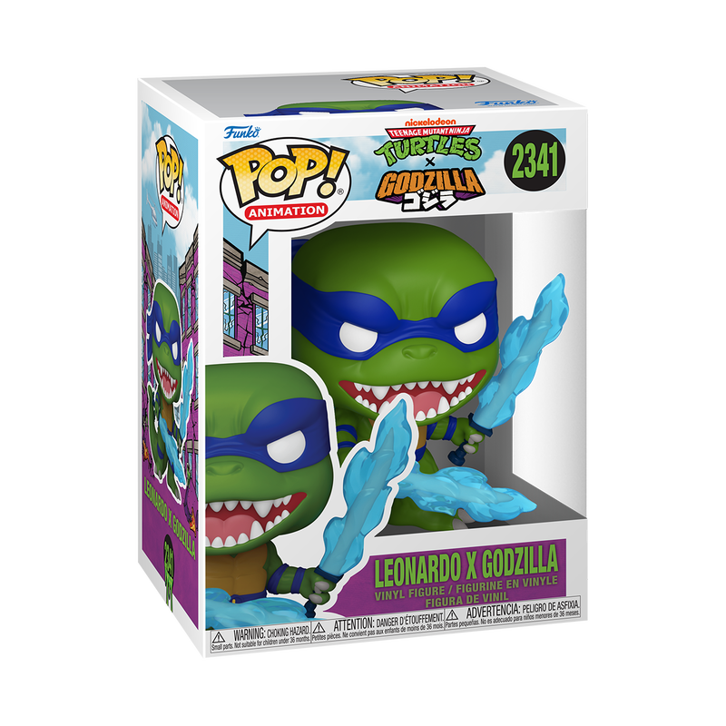 Teenage Mutant Ninja Turtles Pop! Leonardo x Godzilla #2341