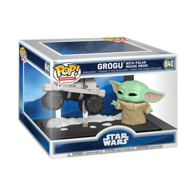 Star Wars Pop! Moment Mandalorian & Grogu : Grogu with Polar Mouse Droid #840