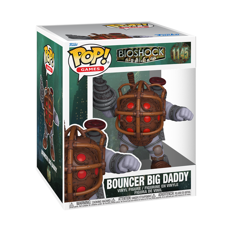 Funko Pop : Video Games : Bioshock Super Bouncer Big Daddy #1145