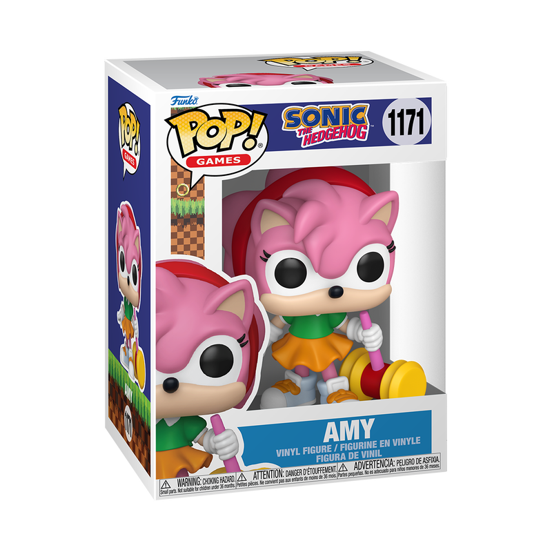 Sonic The Hedgehog Pop! Amy Rose with Piko Hammer #1171