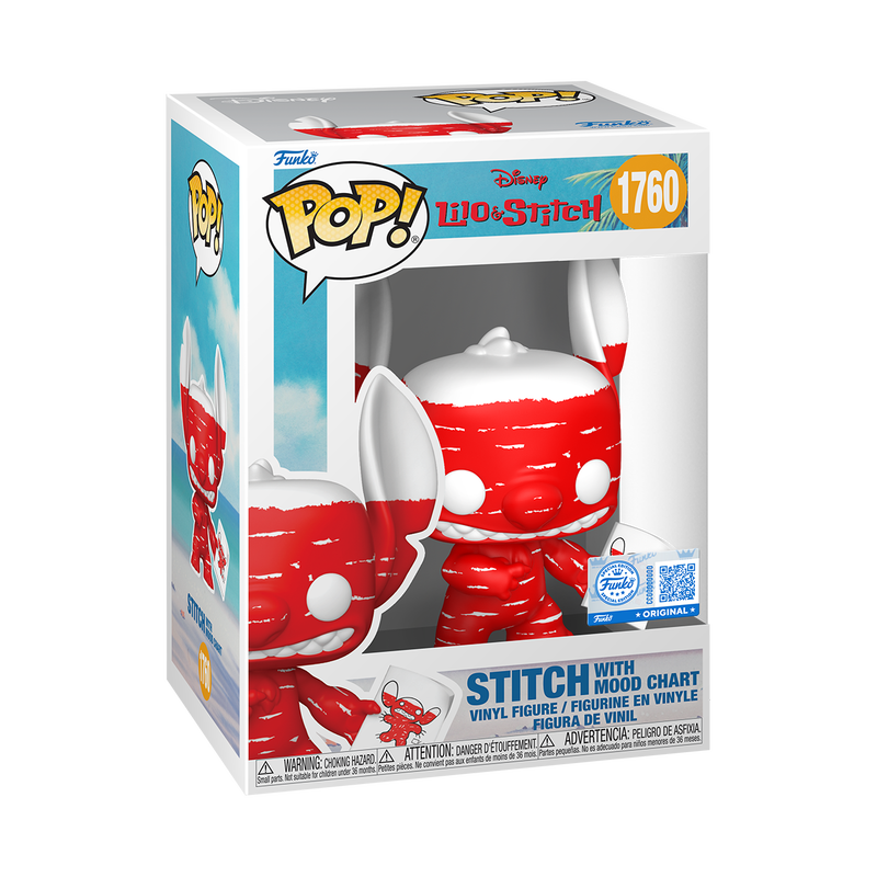 Disney Stitch Pop! Stitch with Mood Chart #1760 Deco Exclusive