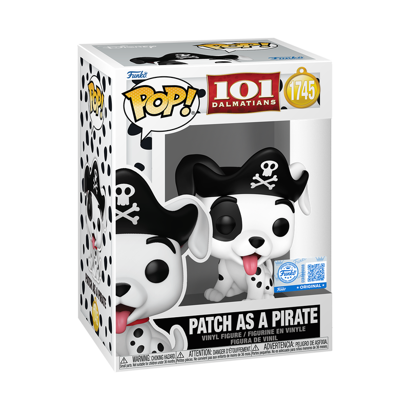 Disney Pop! Patch as a Pirate #1745 101 Dalmatians Exclusive